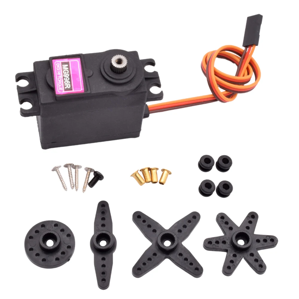 MG996R DC High Torque Metal Gear Standard Micro RC Steering Car Servo Motor 180 360 Degree MG996 MG996R Servomotor Arduino Robot