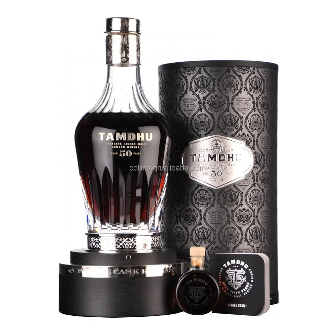 Luxury custom wooden round wine whiskey bottle packaging box wine storage case