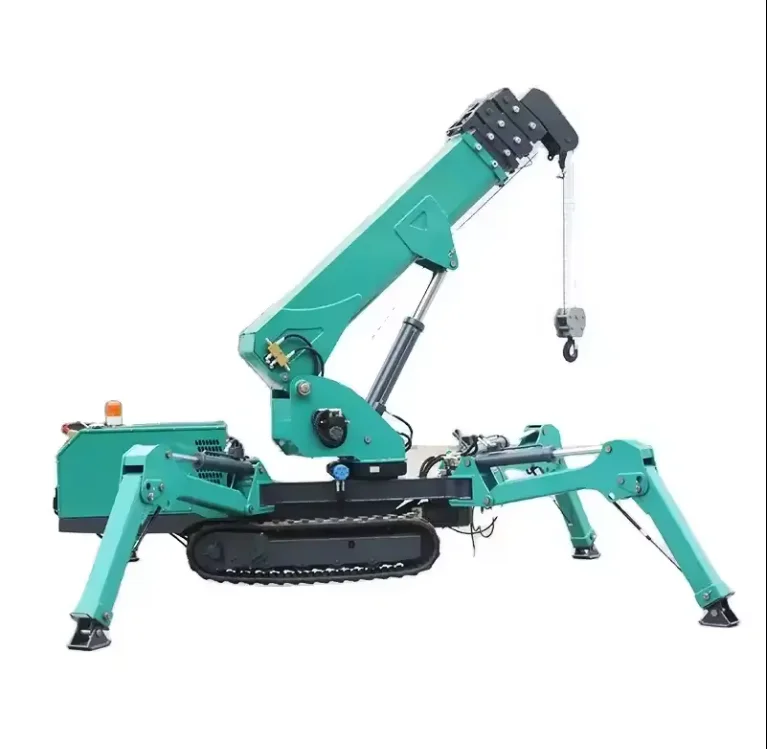 Mini Lifting Machinery Spirder Crane Movable 8ton Crawler Crane 3ton