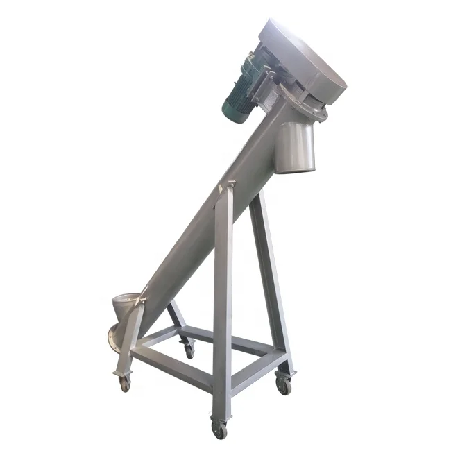 coal ash and dry cement powder screw conveyor auger