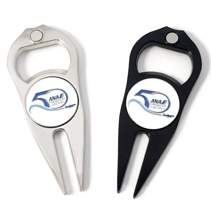 Low MOQ Custom Logo Marker Grass Land Repair Tool Golf Divot Opener