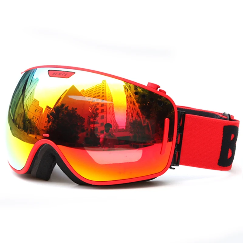 Ski Goggles Snow Snowboard UV400 Goggles  for Adult Women Men  Sport Adults s TPU Anti-fog snowboard  goggles