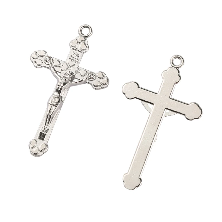 Hot Sale Wholesale Factory Price Fashion Fine Silver Color Jewelry Cross Of Jesus Pendants