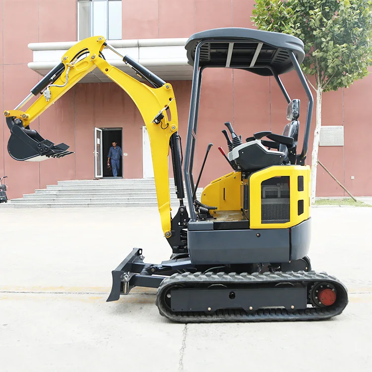 Garden Small Crawler Digger Orchard 1.2T Clamshell Shovel Excavator Agricultural 1ton Mini Compact Excavator