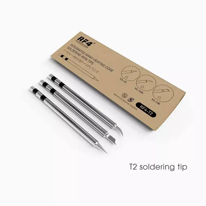 RF4 T2 Electric Welding Tool Rework Soldering Tip Iron Welding Heating Core For RF4-ONE Welding Station Phone Tool