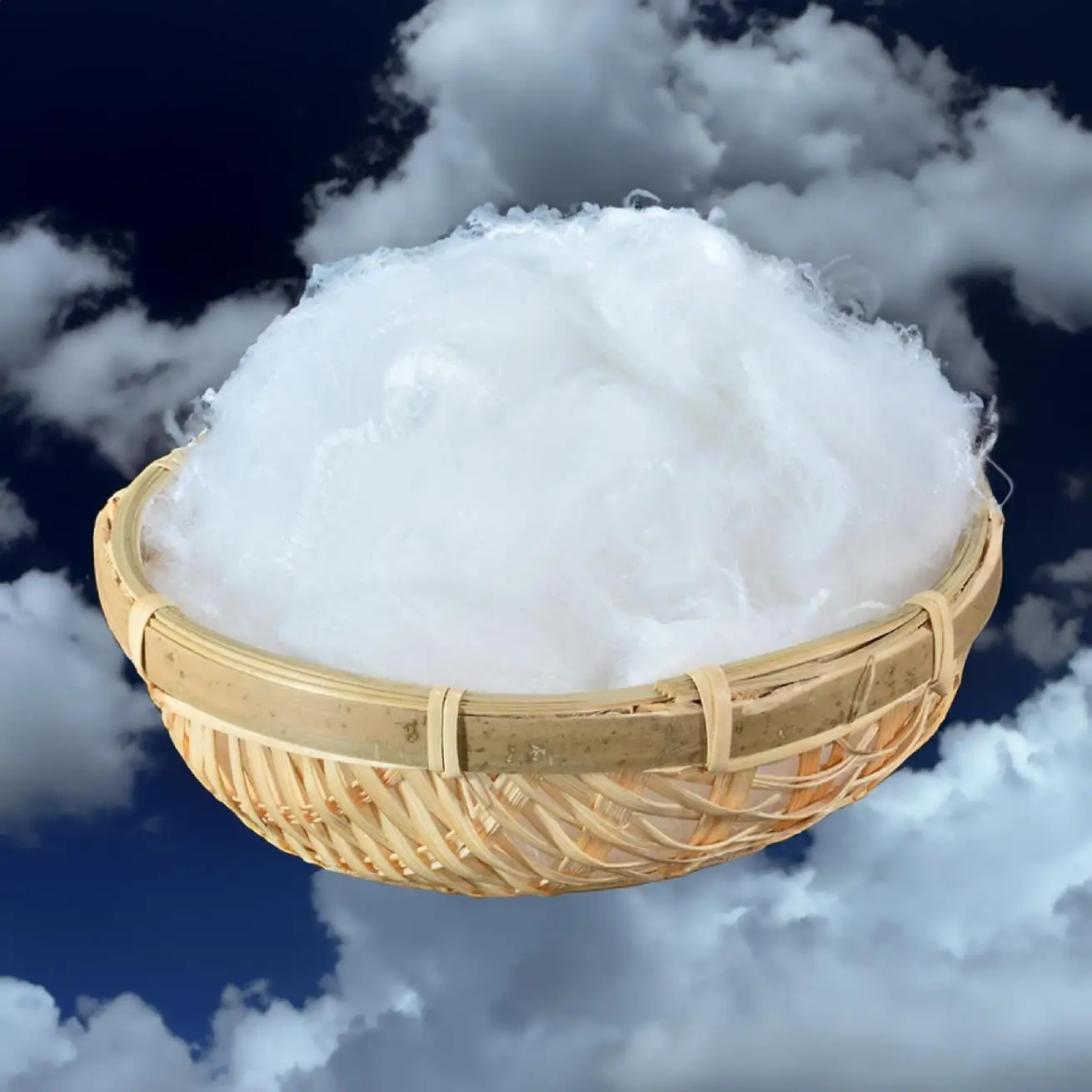 09d 28 мм силиконизированное твердое волокно 2D * 38 Bosilun Полиэфирное штапельное для наполнения