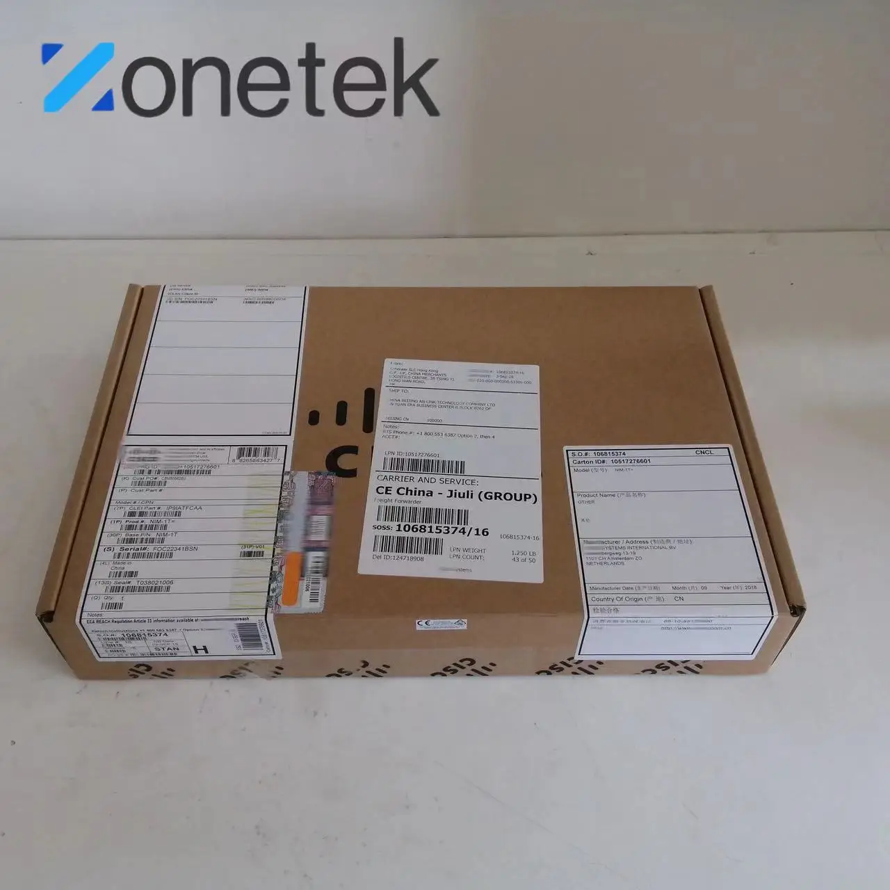 Original New ISR 4000 Router WAN Network Interface Module NIM-1T