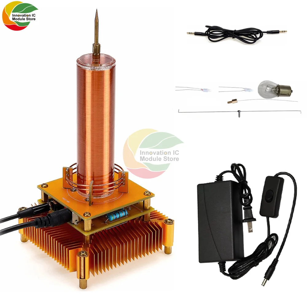 Music Tesla Coil Wireless Transmission For Magic Prop Teaching Electronic Toy Tesla Coil