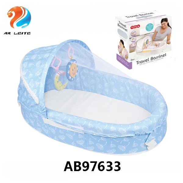 2019 Новый дизайн Детские Путешествия липа складная детская портативная кровать с музыкой и hinging игрушки