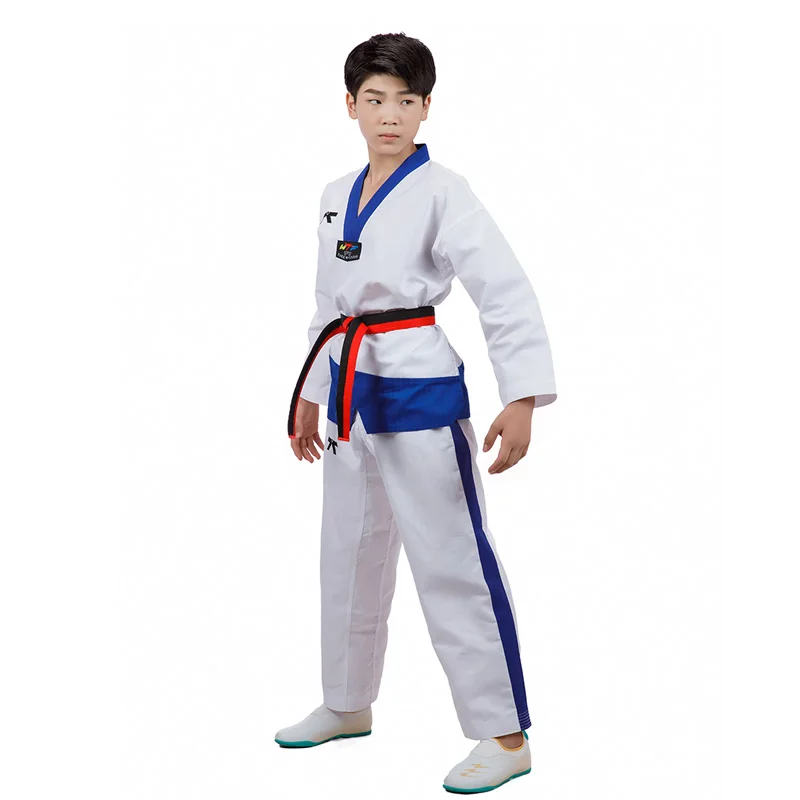 Cheap Customized Taekwondo Uniforms Breathable Plus Size Athletic Training Uniforms/Dobo/Kimono