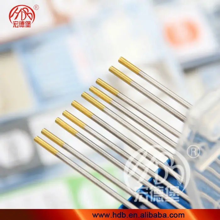 WL15 Tungsten Electrode Good Quality Low Burn Rate For Argon Arc Welding