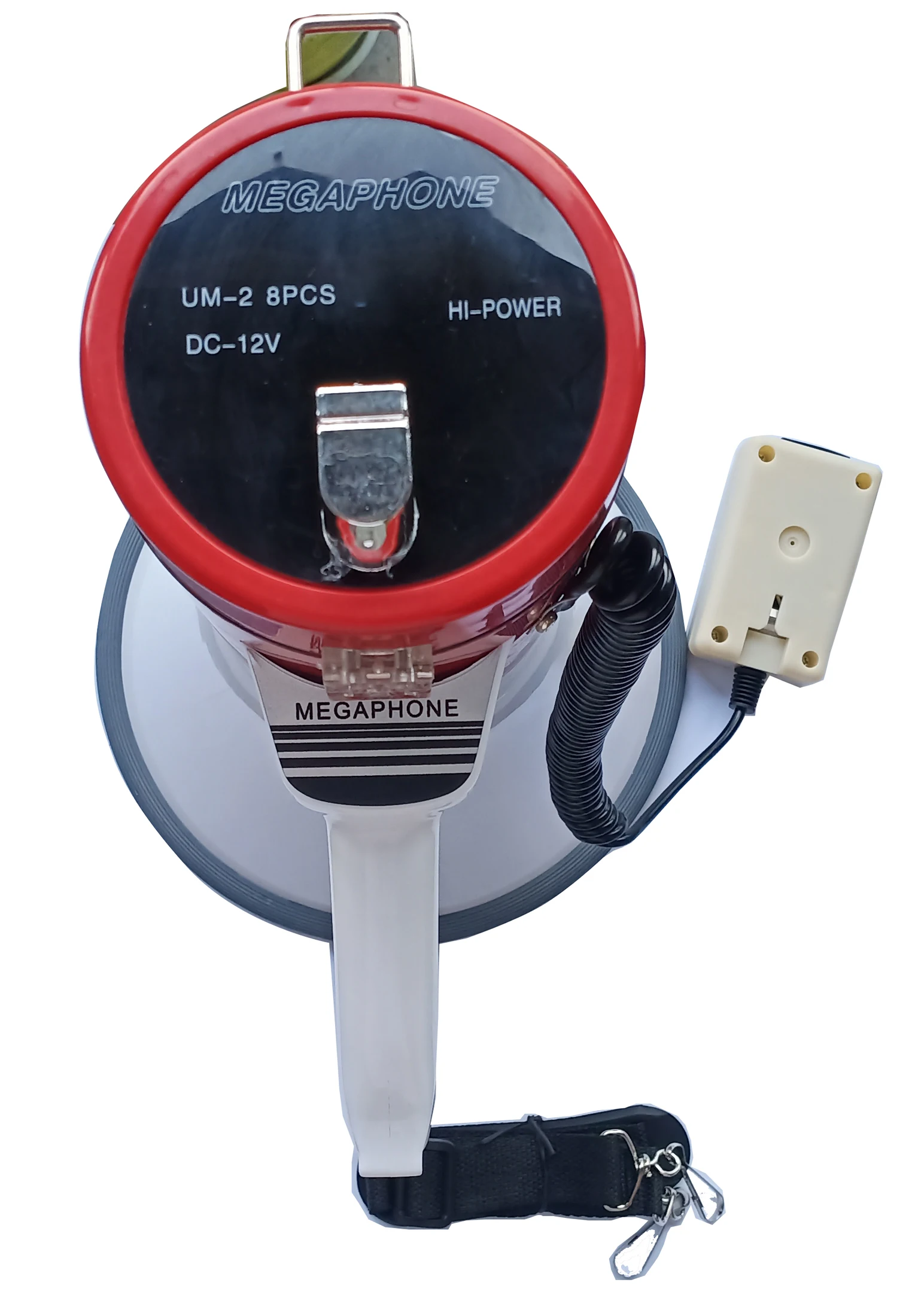 pa use portable handy rechargeable 50W power BIG megaphone louderspeaker with siren USB RECORDING ER66 120s