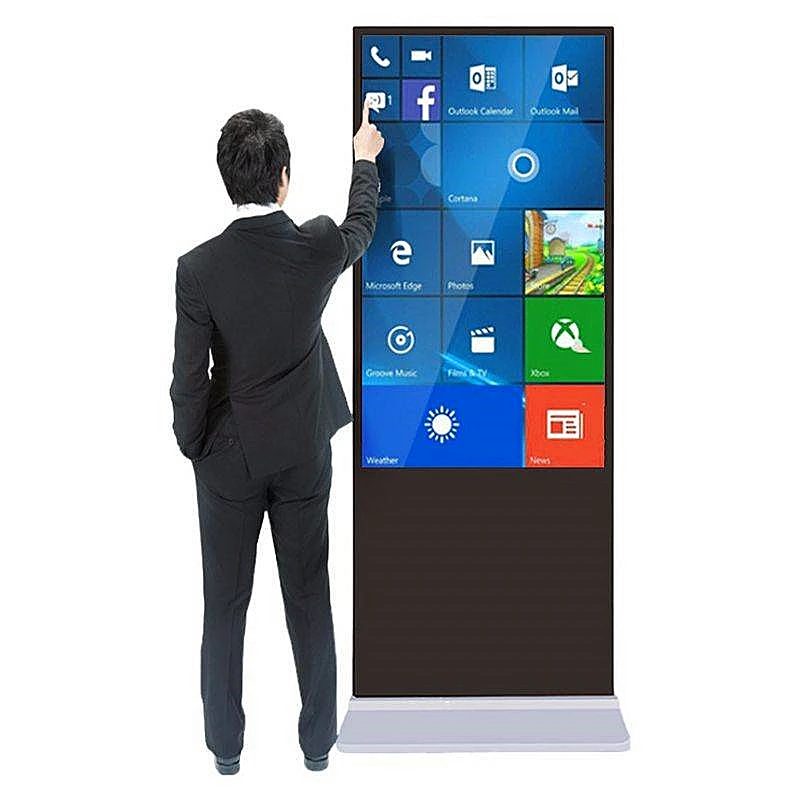 85 inch hd floor standing lcd advertising board of lg tv