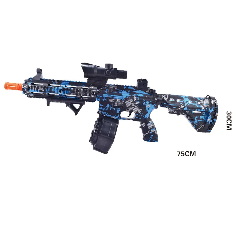 Игрушка подарок автоматический M416 Электрический гель бластер электрический пистолет мягкая пуля брызги