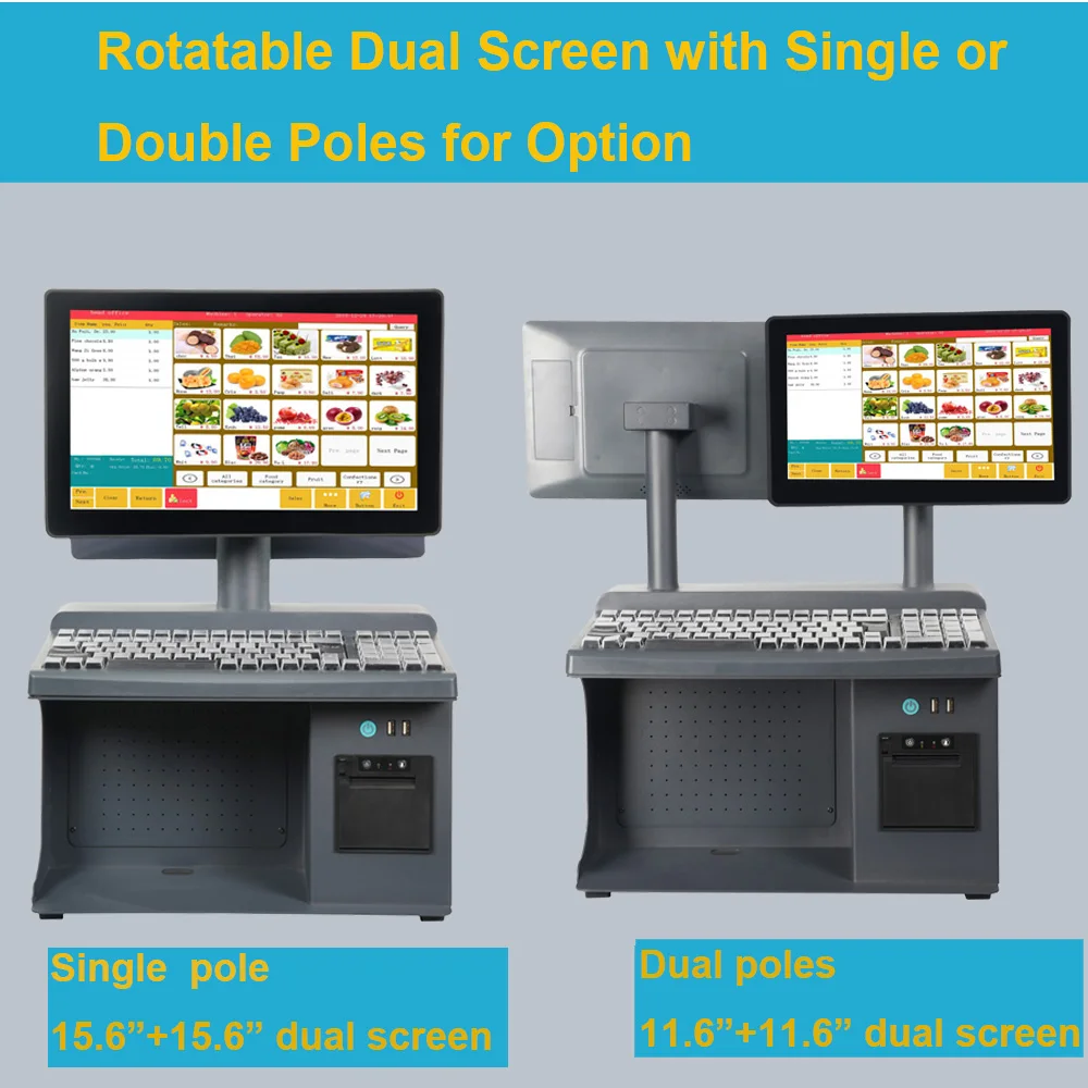 All-in-one Pos J1800 J1900 Touch Screen Pos Machine Windows Point Of Sale