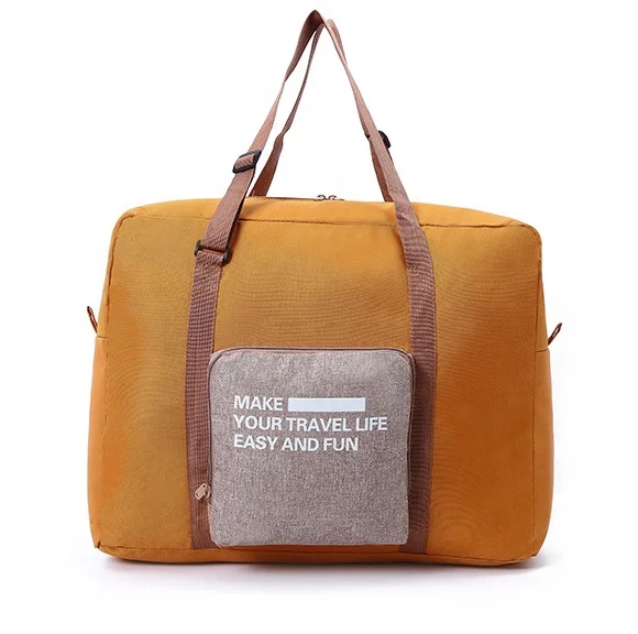 2022 fashion folding travel bag polyester high quality storage bag ladies hand luggage new large capacity duffel bag