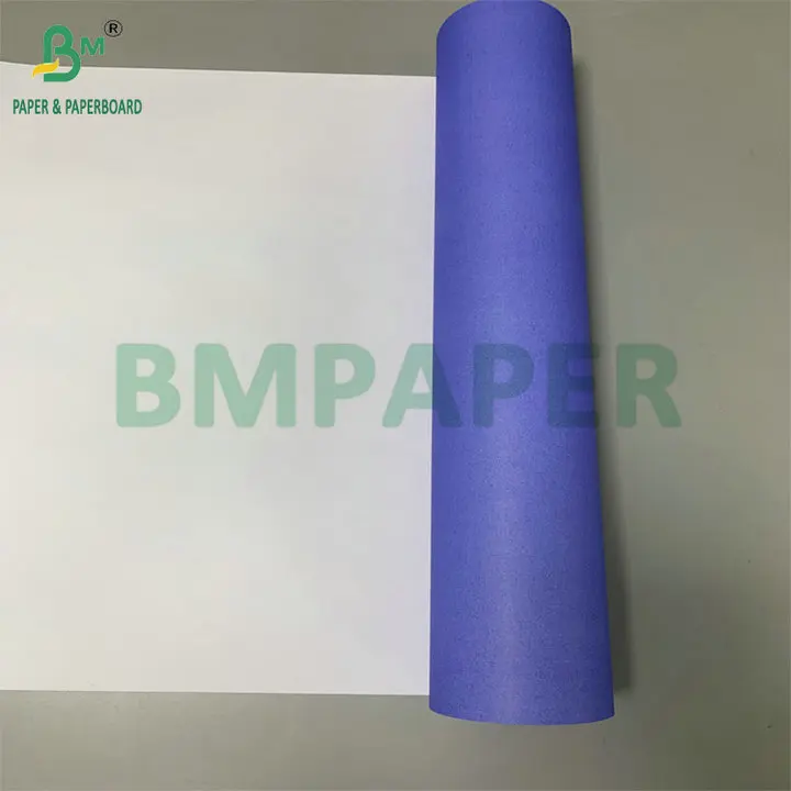 Яркость 24 'x 50 м 80gsm пурпурно-синяя бумага CAD Bond для струйной печати