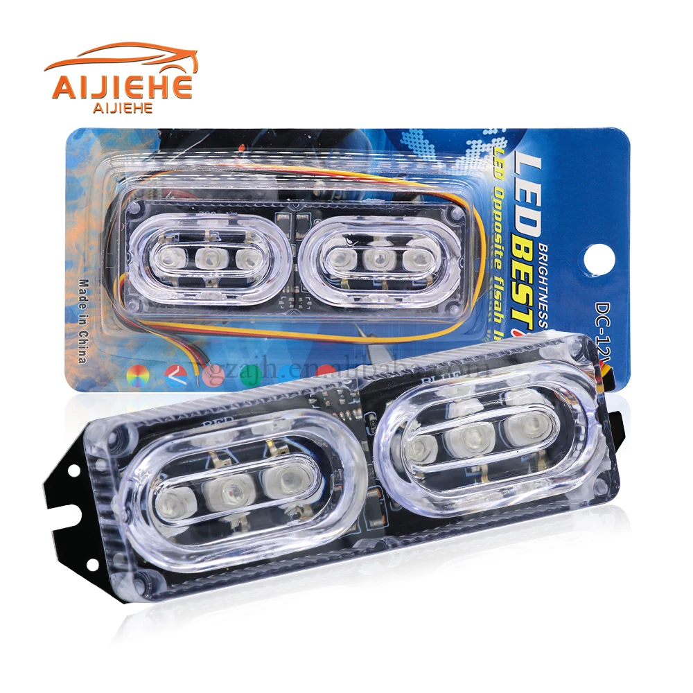 Motorcycle red and blue LED brake light strobe light super bright 12V decorative tail light