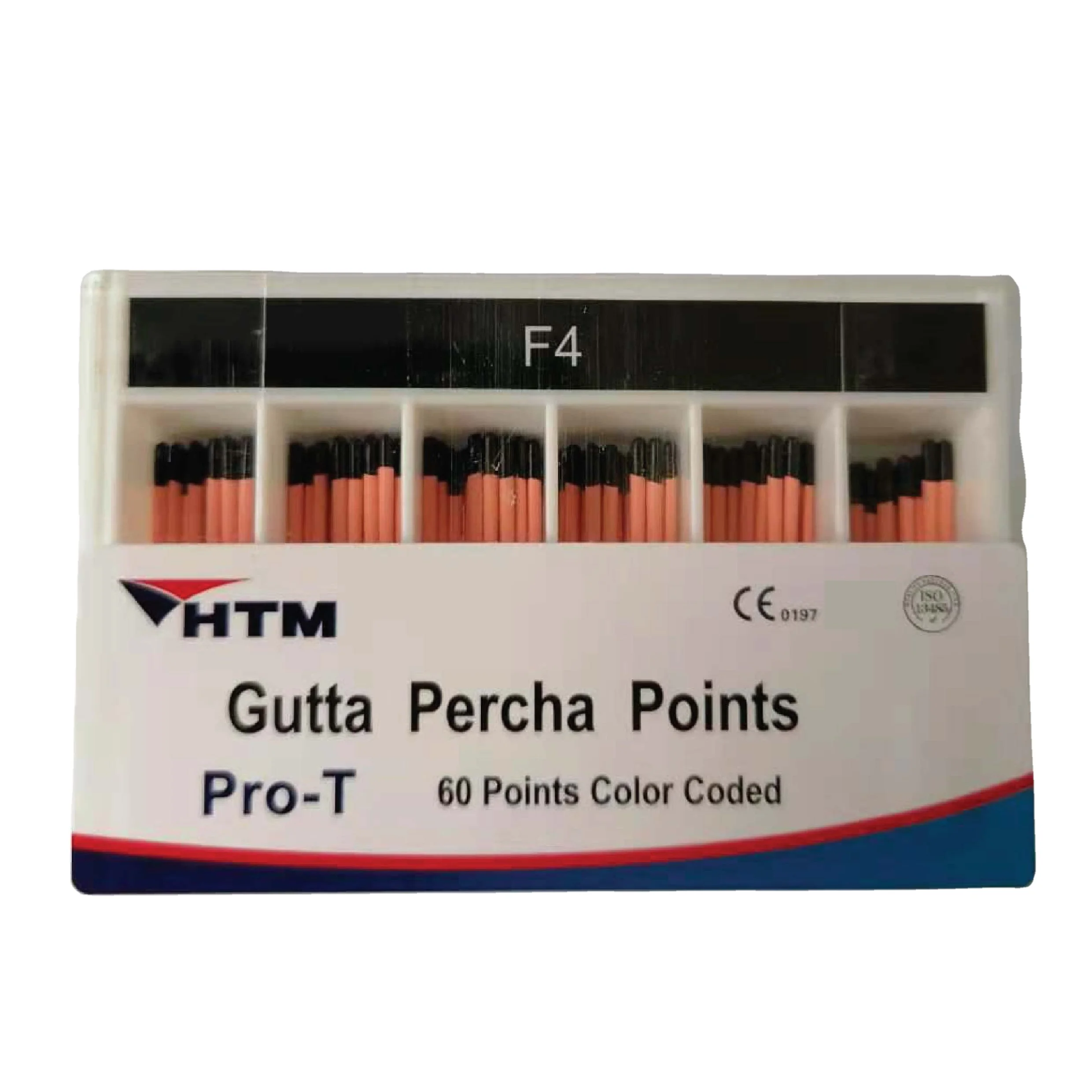 
Gutta percha points size F4 