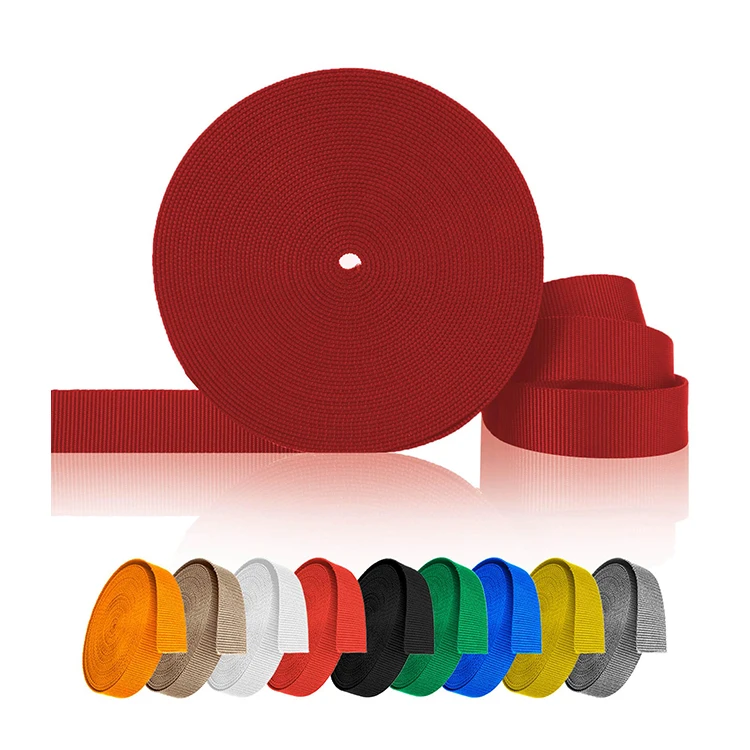 HONGYI High Quality Tubular Polyester Nylon Adjustable Webbing Bag Strap Polyester Webbing for so Cool Pet Leash