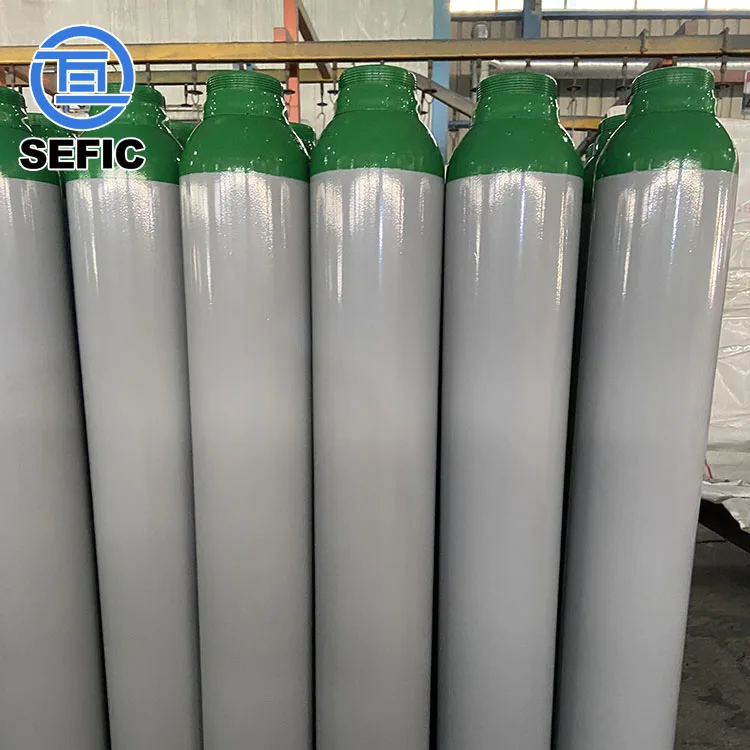 TPED Certification ISO Standard Seamless Steel 200Bar 8L/10L Argon Gas Cylinder