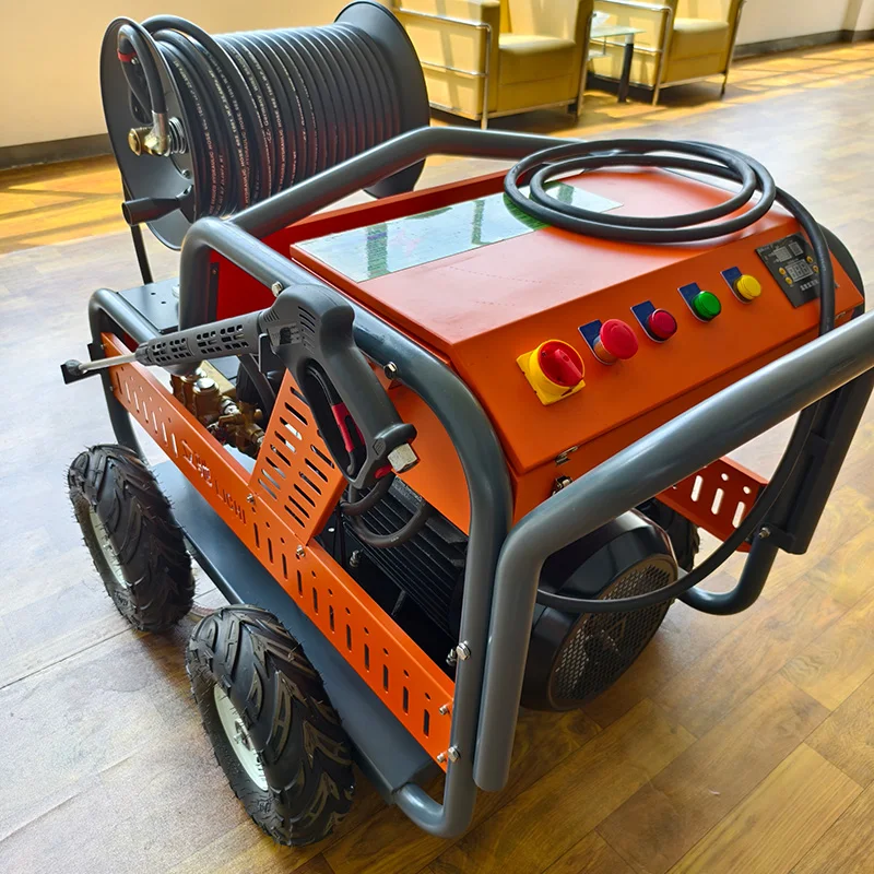 LC 250bar 30lpm electric high pressure pipe cleaning machine, professional equipment cleaning, dredging