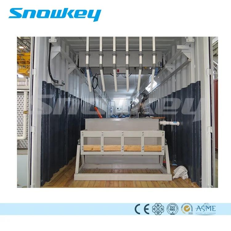 Containerized Brine Tank Type Block Ice Machine