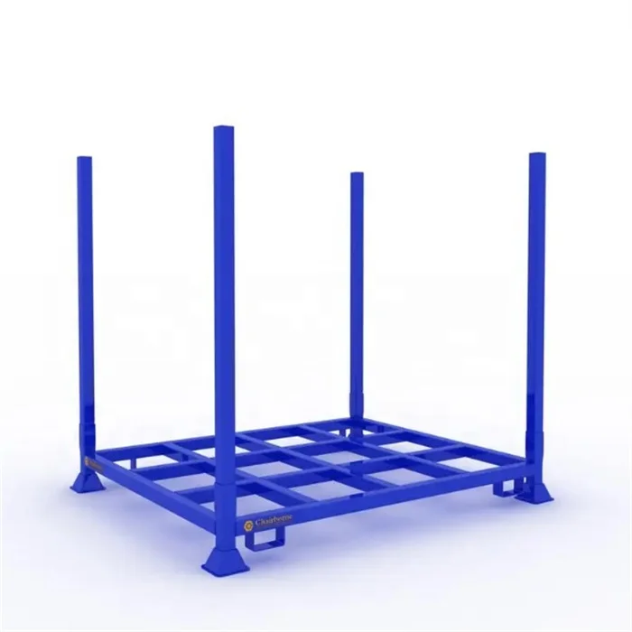 Transport storage display shelving racking system steel stack rack post pallet euro stackable stillage
