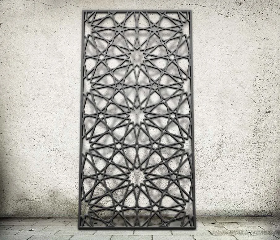 2022 Home Decorative Laser Cut Room Metal Divider Stamped 3D Decorative Stainless Steel Wall Panels