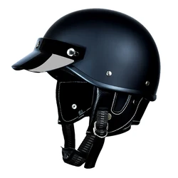 Motorcycle Helmet Manufactures Chinese Factory High Quality Abs Material Retro Helmet Half Helmet Unisex