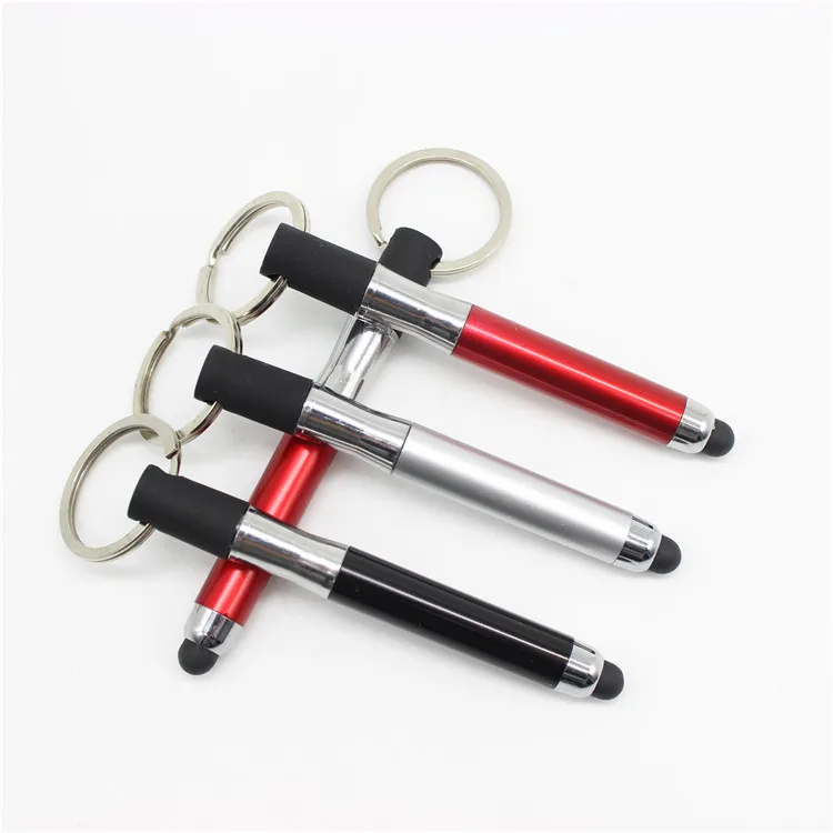 touch pen phone pen key chain Mini ballpoint pen