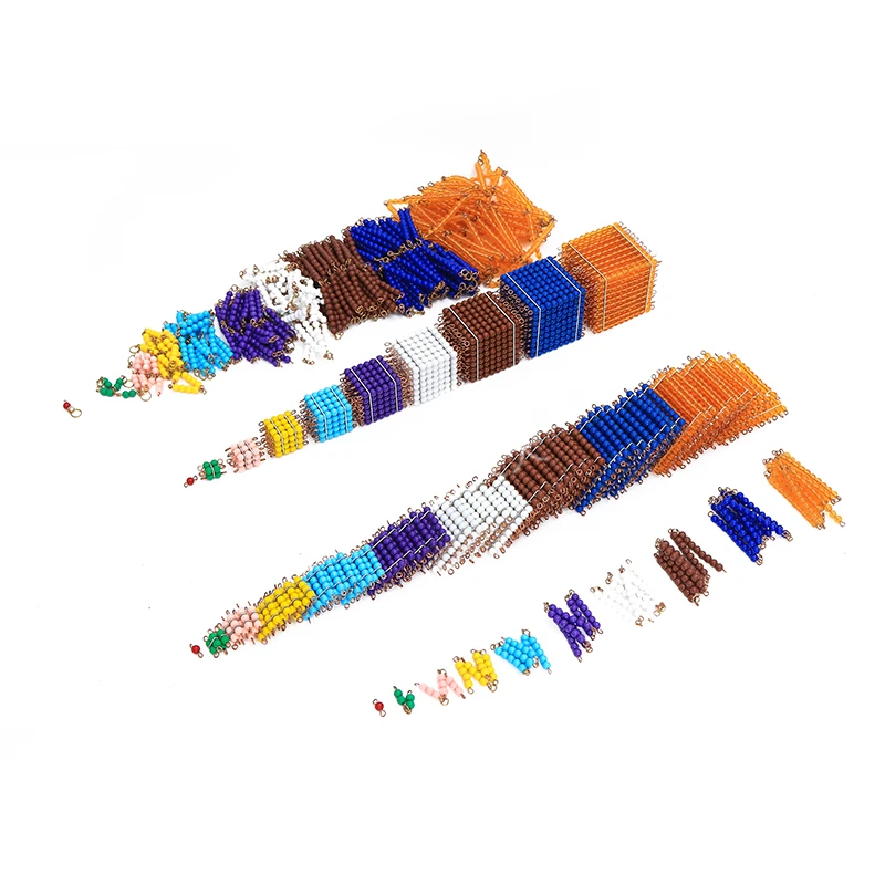 Тигр Монтессори материалы: C210 набор бусин и шкафа математическое обучение