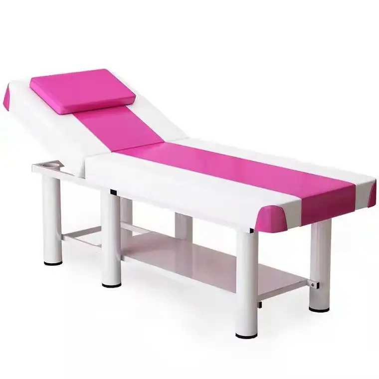 Cheap Luxury Body Therapy Spa bed Salon Cosmetic Eyelash  Pink Beauty Facial Massage Bed