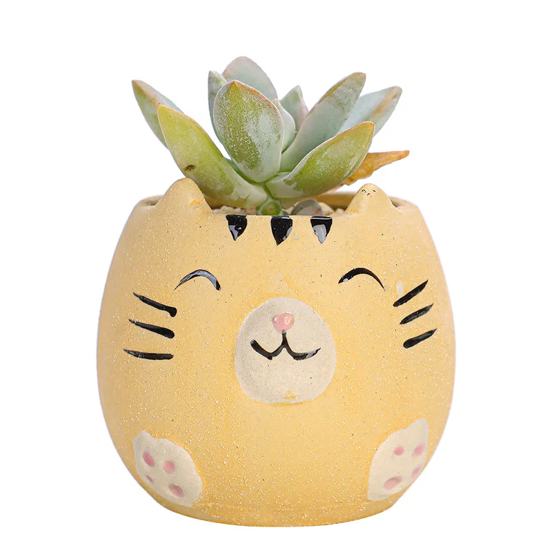 Planter Plant Pots Garden Home Decoration Colorful Nordic Tea Wholesale Ceramic Flower