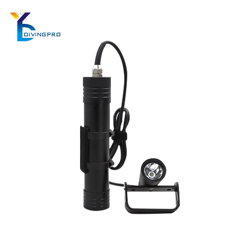 LED diving flashlight powerful professional waterproof rechargeable led flashlight