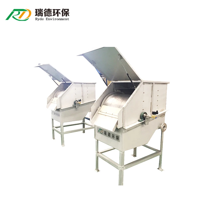 Самоочистки вращающийся барабан фильтр для очистки сточных вод