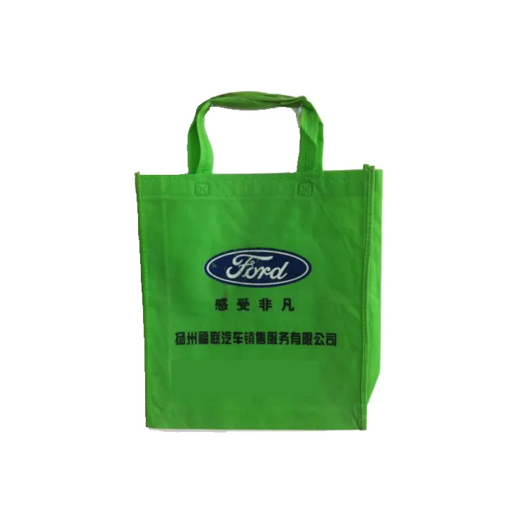 Bottom Gusseted Vest Polypropylene Lamination 80 Gsm Tote D Cut Non-woven Shopping Bag