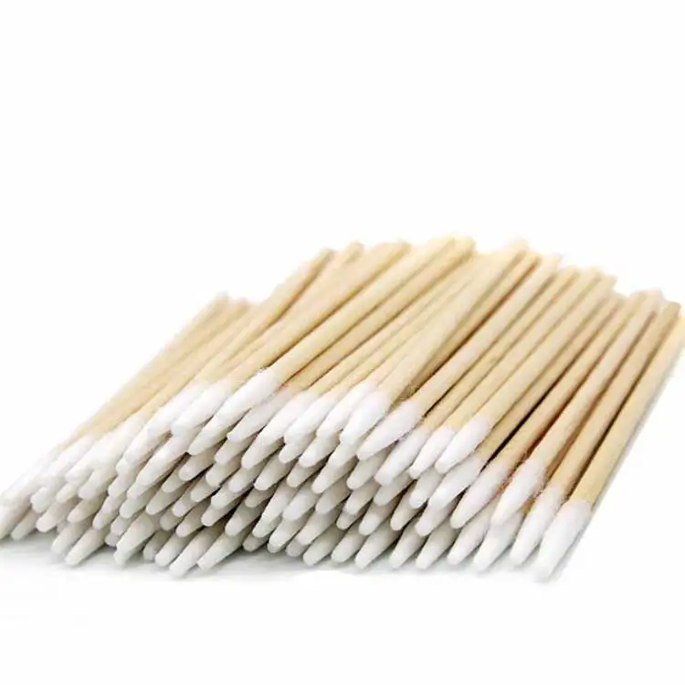 Disposable Cotton Swabs Nails Makeup Ears Cleaning Sticks Cosmetic Tool Disposable wooden cotton swabs
