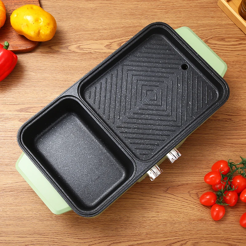 Wholesale flat grill hot plate and grill korean barbecue grill with hot pot