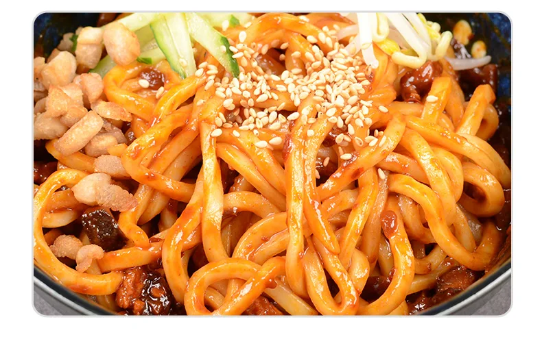 Ready to Wok Fried Bean Paste Noodles Instant Noodle Fast Cooking Delicious Udon