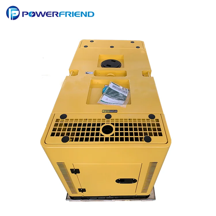 Electric Start Portable Super Silent 12Kw Three Phase Diesel Generator