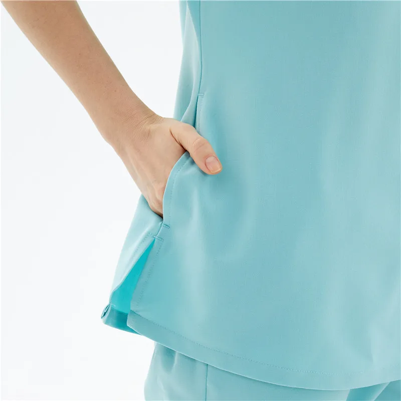 Hot Sale Doctor Medical Nursing Short Sleeve Uniform Clinic Scrub Sets