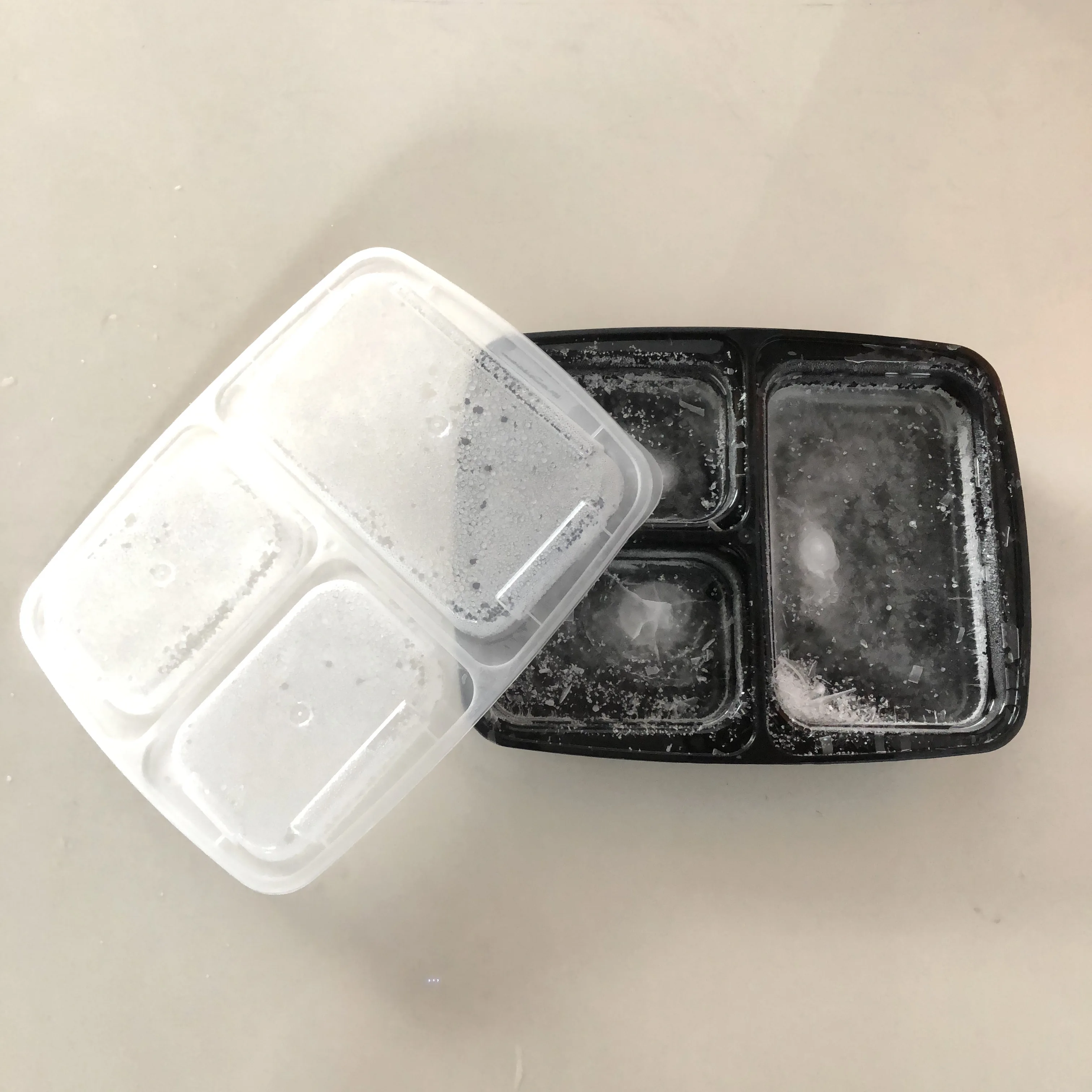 Самый продаваемый контейнер для еды Bento с 3 отделениями 100% без БФА лучший хранения