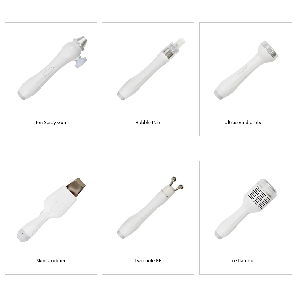 Synogal commercial use 6 in 1 facial beauty solution skin whitening blackhead removal aqua facial machine