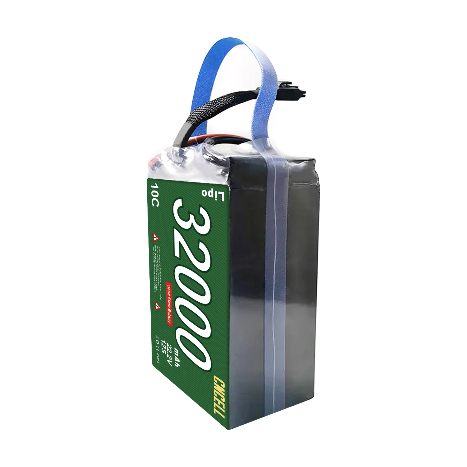 Высокая плотность 300wh/кг 6S 12S 14S 32000mAh 30ah полутвердотельный Аккумулятор для VTOL UAV drone