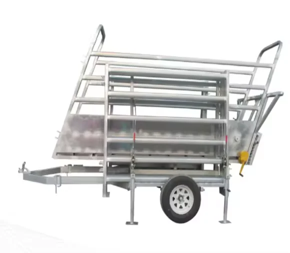 Heavy Duty Livestock Portable Yard Trailer for Cattle and Sheep