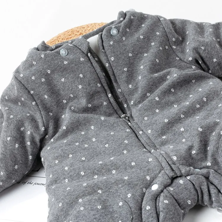 ChuchuPuff winter cute hooded kids jumpsuits newborn baby clothes jumpsuits