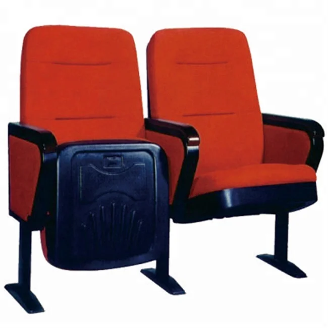 Town Hall Folding Chair for Auditorium Extravagant Audio Visual Chair with Tablet VIP Lecture Hall Furniture