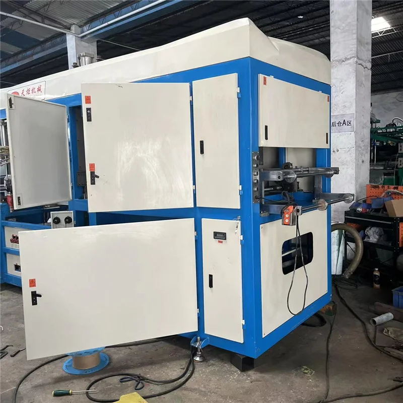 Used blister thermoforming disposable tray plastic automatic thermo vacuum forming machine