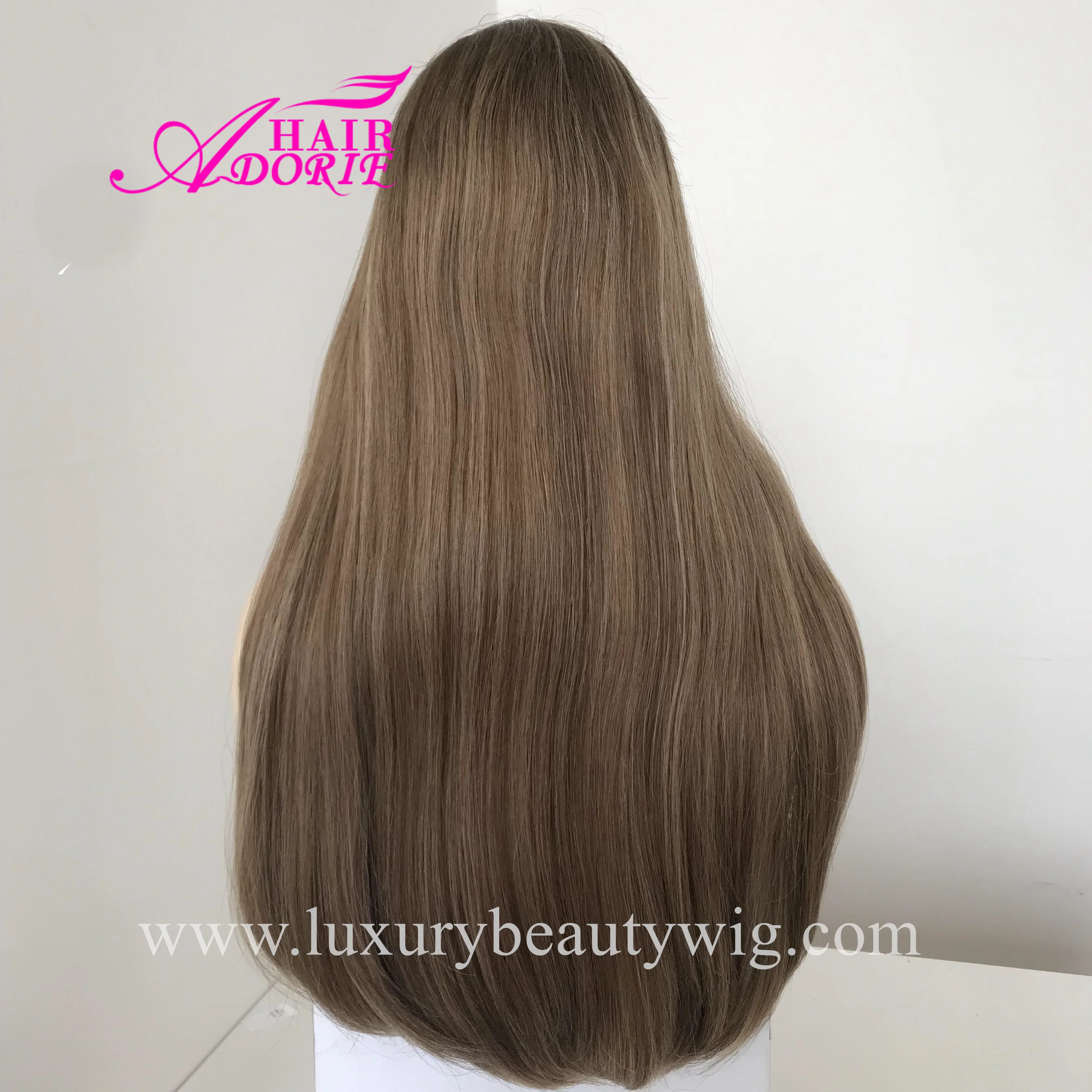 100% natural human hair wigs lace top wig big factory  Jewish wig with 15 years experience